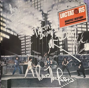The Dictators "Manifest Destiny" Vinyl - Autographed/Signed - Ross The Boss +3 - Picture 1 of 6