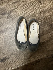 Repetto Ballet Shoes Gray Size EU 37 US 7 Women's Suede Flat - Picture 1 of 3