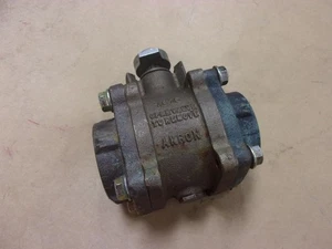 AKRON 1 1/2" Flansch Npt Gewinde Ausschwenkkugel Wasserhahn 7615 Bronze Messing - Bild 1 von 12