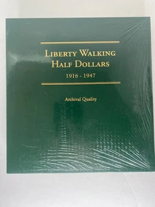 Littleton Coin Album, Liberty Walking Half Dollars 1916-1947 NEW, no coins - Picture 1 of 4