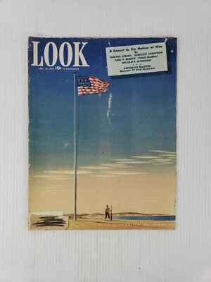 Look Magazine July 14, 1942; World War II, Archibald MacLeish, Heroes, Navy Foto 1 de 4