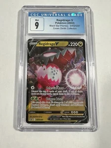Pokémon TCG Crown Zenith Regidrago V SWSH281 Black Star Promo CGC 9 - Picture 1 of 2