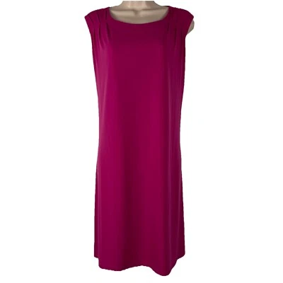 Vestido George para mujer pequeño por encima de la rodilla sin mangas cambio ligero elástico rosa Foto 1 de 4