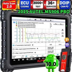 2025 Autel MaxiSys MS906 Pro ECU Coding Full System Diagnostic Scanner Tool - Picture 1 of 14