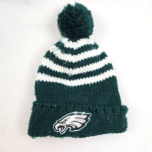 Philadelphia Eagles Hat Mens One Size Green Beanie Stocking Cap Knit Winter Logo - Picture 1 of 6