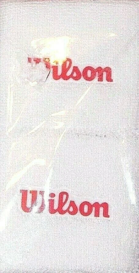 Wilson Super Absorbent Wristband/Sweatband, White, WRZ1260, 2 Ct - Image 1 of 1