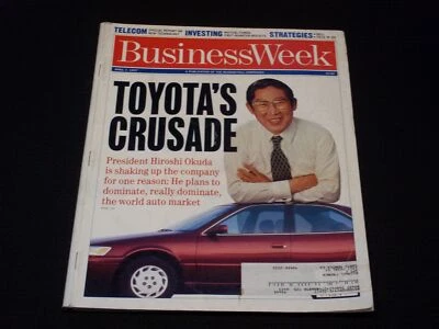 1997 APRIL 7 BUSINESS WEEK MAGAZINE - TOYOTA'S CRUSADE HIROSHI OKUDA - L 16057 - Image 1 of 2