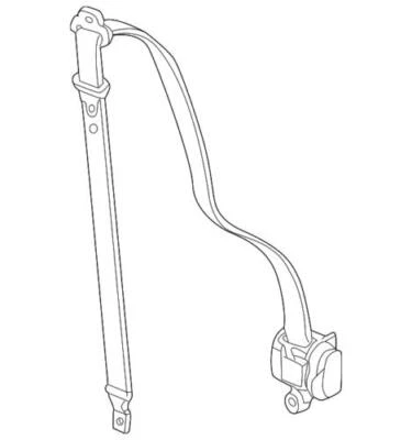 Genuino GM Cadillac Chevrolet GMC tercera fila cinturón de seguridad retractor izquierdo 89022624 Foto 1 de 2