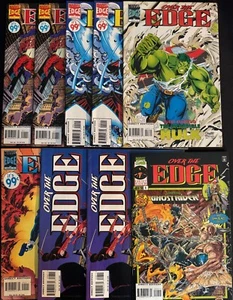 OVER THE EDGE COMIC BOOK LOT (9 COMICS) ~ MARVEL - Picture 1 of 14
