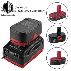 Cargador de batería para Craftsman Diehard C3 9.6-19.2V Ni-Cd y batería de iones de litio - Imagen 1 de 8