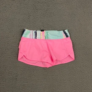 ivivva Shorts Girls Size 6 Pink Lined Activewear Dance Running Sports - Picture 1 of 10