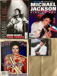 Lot 3 Michael Jackson Tribute Collect Magazines & Thriller CD Case Insert *No CD - Picture 1 of 24