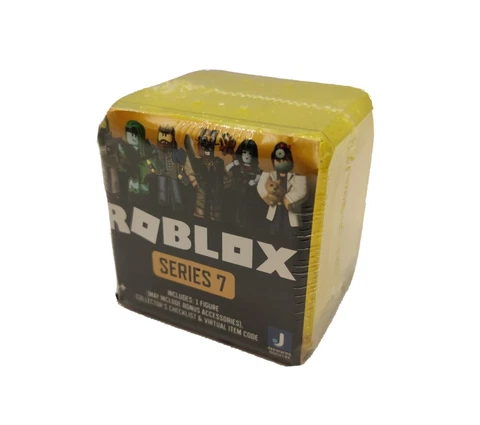ROBLOX Series 7 New Sealed Celebrity Collection Mystery Figure Blind Yellow Cube Cover