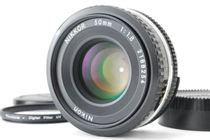 Near Mint Nikon Ai-s Nikkor 50mm f/1.8 Pancake MF Lens w/Caps Filter From JAPAN - Picture 1 of 12