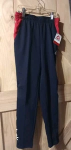 Reebok Boy's Size Large Navy Slim Logo Pockets Spring Knit Pants New - Picture 1 of 8