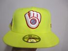 MILWAUKEE BREWERS NEW ERA (5950) "1982 WS" FITTED BASEBALL HAT (7 3/8) NWT RARE!