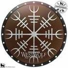 Viking "Helm of Awe" Symbol Shield Icelandic Protection Rune Sheild Norse wooden