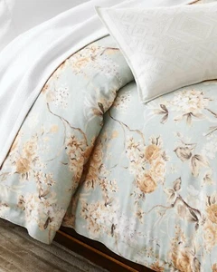 Ralph Lauren Home H1427 Floral Elisabetta Sage Duvet Cover Size Queen/Full - Picture 1 of 6