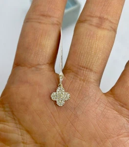 Lab-Created 2Ct Round Cut Diamond Women's Beautiful Pendant 14K Yellow Gold Over - Picture 1 of 3