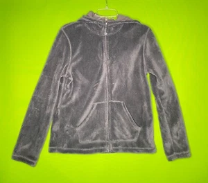 Danskin Women’s Gray Full Zip Cozy Hoodie Size L (12-14) - Picture 1 of 14
