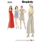 Simplicity Sewing Pattern 8635 Misses Ladies Dress Jumpsuit Romper Size 6-14 UC