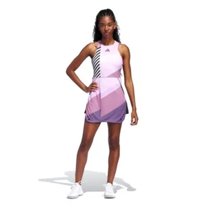 Sz S- Adidas Women’s Aero Ready Transformative Tennis Dress, Wonder Orchid/Black - Picture 1 of 9
