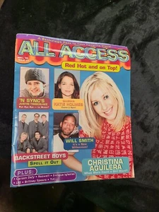 All Access Magazine Pop Fall '00 Issue #4 Magazine Christina Aguilera Timberlake - Picture 1 of 6