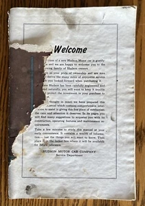 1950 Hudson Commodore Owner’s Manual Original OEM Not A Reprint - Picture 1 of 17