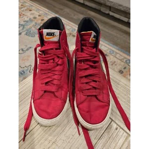 Nike Blazer Mid Premium Vintage Para hombres Rojo Zapatillas Altas Talla 7 - Imagen 1 de 19