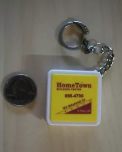 HomeTown Building Center Tape Measure Keychain Key Ring # - Picture 1 of 3