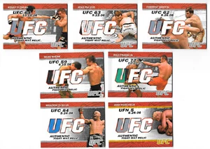 2009 Topps UFC Authentic Fight Mat Event-Used Relics - You Pick, Choose - Picture 1 of 2