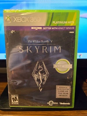 The Elder Scrolls V: Skyrim (Microsoft Xbox 360, 2011) New Sealed - Image 1 of 3