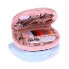 Portable Sewing Set Mini Sewing Box Needle Thimble Buttons Pin Home Sewing Tool!