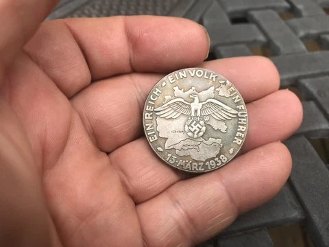 1938 GERMAN Annexation of Austria WWII COMMEMORATIVE COIN Cover