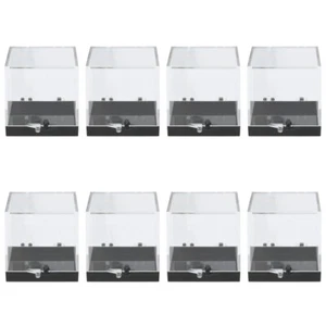 8PCS Plastic Sample Storage Box Transparent Mineral Specimen Collection Box New - Picture 1 of 12