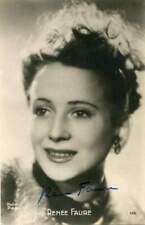 ACTRESS Renee Faure autograph, signed vintage photograph