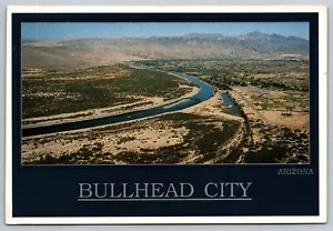 Bullhead City Arizona Aerial View Postcard - Picture 1 of 2