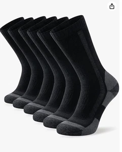 Merino Wandersocken Herren & Damen, Outdoor Socken Trekkingsocken, Merinowolle S - Bild 1 von 6