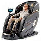 Large 4D Full Body Airbag Massage Chair Zero Gravity Recliner SL Track,AI Voice