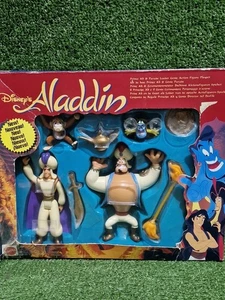 1993 Disney Aladdin Mattel Action Figures Prince Ali & Parade Leader Multi Pack - Picture 1 of 10