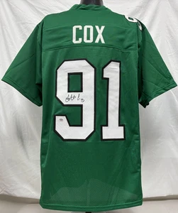 Fletcher Cox Signed 2023 Kelly Green Style Custom Jersey PSA 225 - Picture 1 of 5