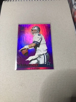 Prism Troy Aikman 1999 púrpura #316/320!! Foto 1 de 2