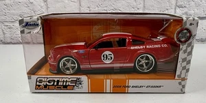 BRAND NEW Jada Bigtime Muscle Red 2008 Ford Shelby Mustang GT-500KR Diecast 1:24 - Picture 1 of 6
