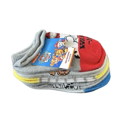 Calcetines Paw Patrol, Zapato Niño Talla 4-7.5 No Show Calcetines 5 Pares Nickelodeon Nuevo Foto 1 de 4