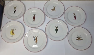LTD, Commodities Santa's Rentier Salat/Dessertteller 8,25" 8er Set - Bild 1 von 17