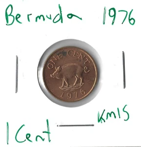 Coin Bermuda 1 Cent 1976 KM15 - Picture 1 of 2