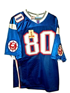 Clench New York Football Red White Blue Embroidered #80 Jersey - Size XL - NWT - Picture 1 of 12