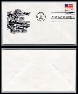 US FDC # 1891 18c Flag over Lighthouse Coil Union S.Cancel 1982, 9Q1246 - Picture 1 of 1
