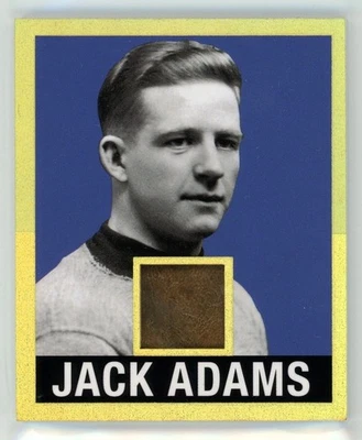 2017-18 LEAF HOCKEY ORIGINALS JACK ADAMS GAME-USED MEMORABILIA GOLD #ED 1/1 - Image 1 of 2