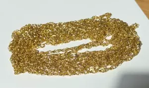 Lotto all'ingrosso 12 pz/lotto 5 mm collane a catena colore oro 46 cm - Foto 1 di 4